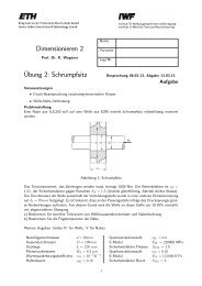 Dimensionieren 2 Â¨Ubung 2: Schrumpfsitz - inspire