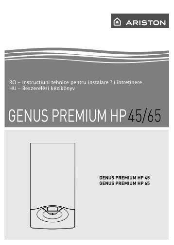 GENUS PREMIUM HP45/65 - Ariston Szerviz
