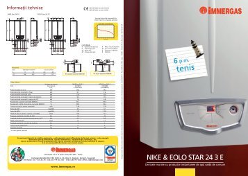 Immergas Nike & Eolo Star 24 3 - Instal Focus