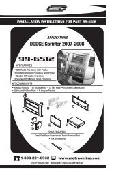 99-6512 - Metra Electronics