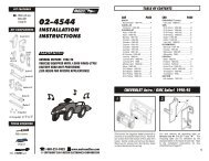 INSTALLATION INSTRUCTIONS - Installer.com