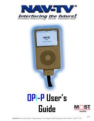 OPi-P iPod Interface User's Guide.pdf - Nav-TV