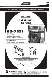 95-7331 KIA Amanti - Installer.com