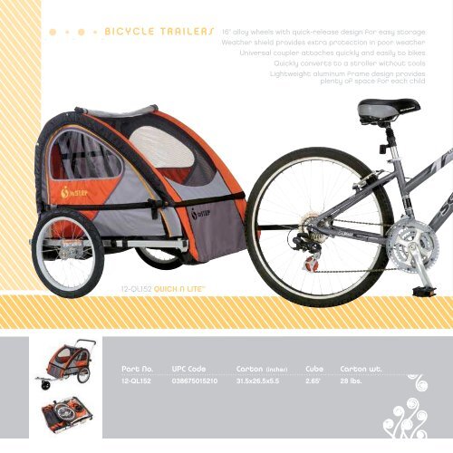 InSTEP.net â STROLLERS & TRAILERS â 2007 A STEP AHEAD OF