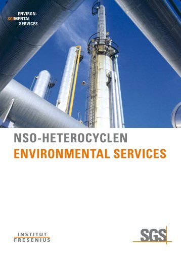 Datenblatt NSO-Heterocyclen (PDF) - Institut Fresenius