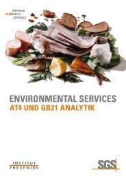 Datenblatt AT4 und GB21 Analytik - Institut Fresenius