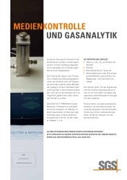 Medienkontrolle und Gasanalytik