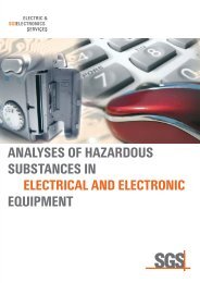 analyses of hazardous substances in electrical ... - Institut Fresenius