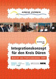 Integrationskonzept 2009 - Kreis Düren
