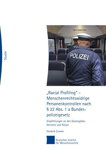 Racial Profiling - Deutsches Institut für Menschenrechte