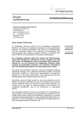 download Liste - Institut fÃ¼r VermÃ¶gensaufbau