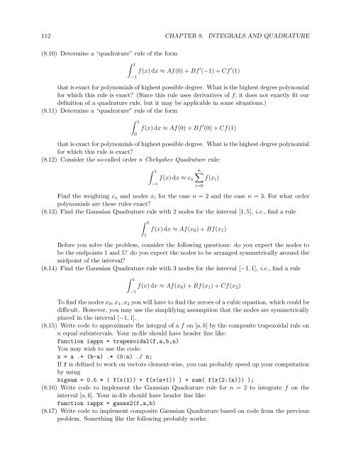 Numerical Methods Course Notes Version 0.1 (UCSD Math 174, Fall ...