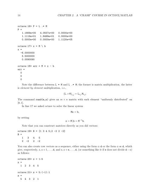 Numerical Methods Course Notes Version 0.1 (UCSD Math 174, Fall ...