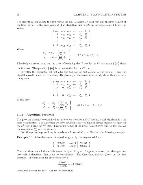 Numerical Methods Course Notes Version 0.1 (UCSD Math 174, Fall ...