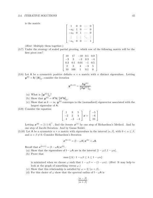 Numerical Methods Course Notes Version 0.1 (UCSD Math 174, Fall ...