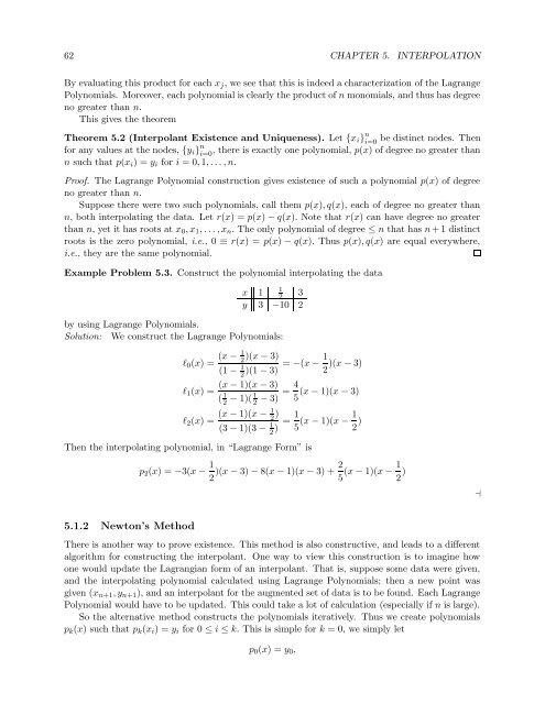 Numerical Methods Course Notes Version 0.1 (UCSD Math 174, Fall ...