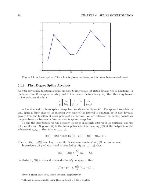 Numerical Methods Course Notes Version 0.1 (UCSD Math 174, Fall ...