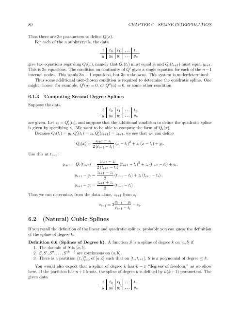 Numerical Methods Course Notes Version 0.1 (UCSD Math 174, Fall ...