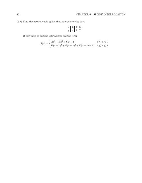 Numerical Methods Course Notes Version 0.1 (UCSD Math 174, Fall ...