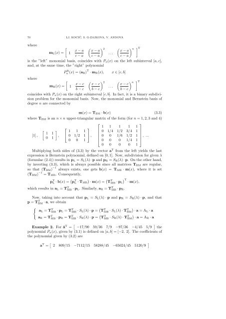 Skopje, Makedonija INTERPOLATION POLYNOMIALS VIA AIFS 1 ...