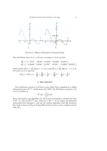 Skopje, Makedonija INTERPOLATION POLYNOMIALS VIA AIFS 1 ...