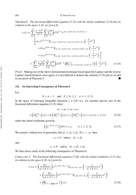Fractional and operational calculus with generalized fractional ...