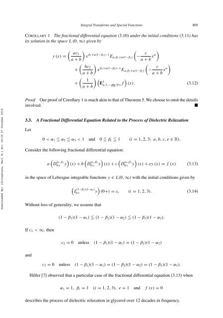 Fractional and operational calculus with generalized fractional ...