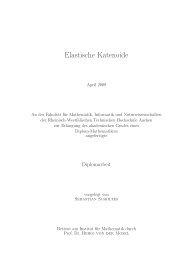 Elastische Katenoide - Institut fÃ¼r Mathematik