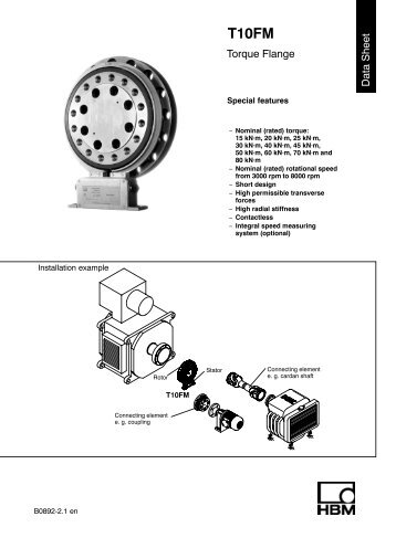 Torque Flange Data Sheet