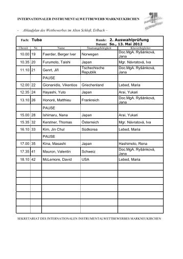 Ablaufplan TUBA - Internationaler Instrumentalwettbewerb ...