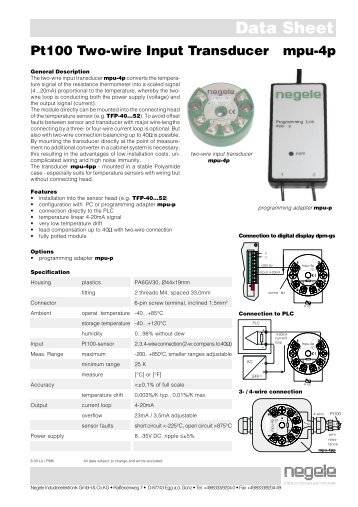 mpu-4p - Charnwood Instrumentation Services