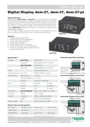 Data Sheet - Negele