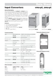 VMU/ZMU-PT - Charnwood Instrumentation Services