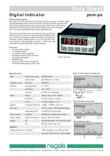 pem-ps - Charnwood Instrumentation Services