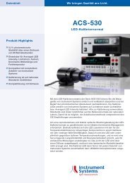 ACS-530 Datenblatt - Instrument Systems