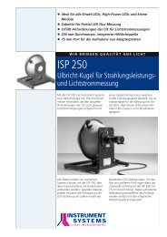 ISP 250 - Instrument Systems