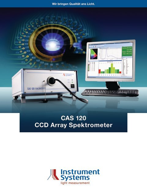 CAS 120 CCD Array Spektrometer - Instrument Systems