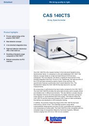 CAS 140CTS datasheet - Instrument Systems