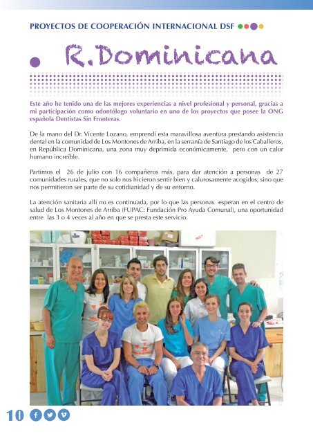 Revista Dentistas sin fronteras_Febrero 2014