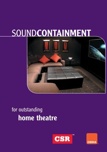 Home Theatre Design Guide - Insulation Industries