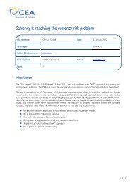 A Global Framework For Insurer Solvency Assessment - 