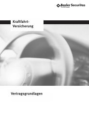 Vertragsgrundlagen Kraftfahrt- Versicherung - NAFI@NET AG