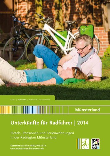 Unterkünfte für Radfahrer im Münsterland 2014