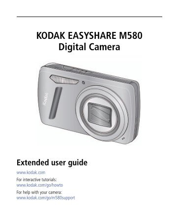 KODAK EASYSHARE M580 Digital Camera - Etilize