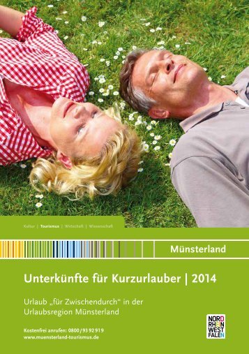 Unterkünfte für Kurzurlauber im Münsterland 2014