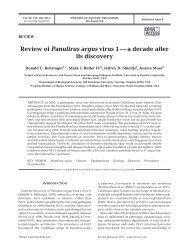 Review of Panulirus argus virus 1âa decade after its discovery