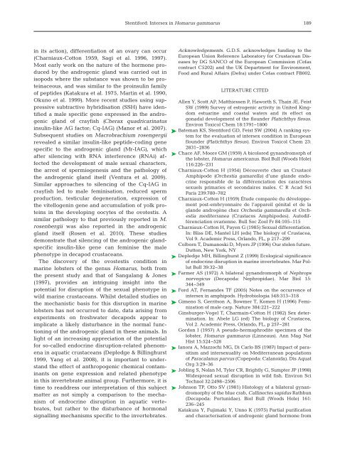 Histological intersex (ovotestis) in the European lobster Homarus ...