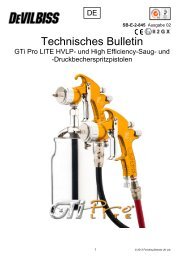 Technisches Bulletin - Devilbiss