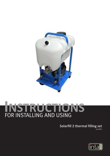 Installation and Operations Manual - Intaeco