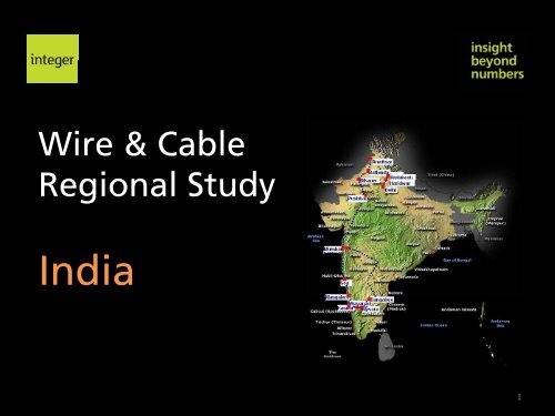 Wire & Cable R i l St d egional Study - Integer Research